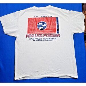 Nashville, Tennessee Peg Leg Porker Local Since 1827 Vintage Shirt Men's Size L